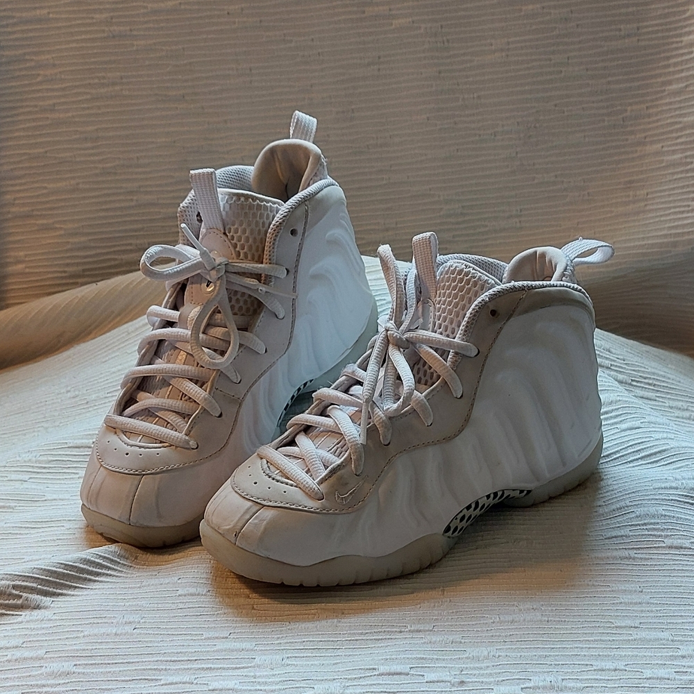 Nike Kids White High-Top Sneakers